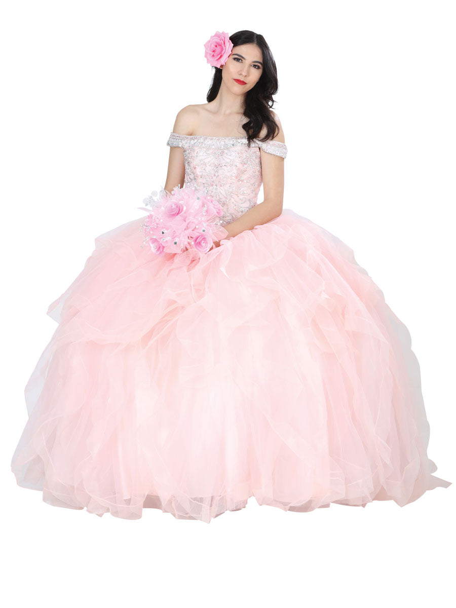 Vestido De Quinceañera Mis Xv Primaveras 1284 80% Poliéster 20% Algodón Rubor 601222