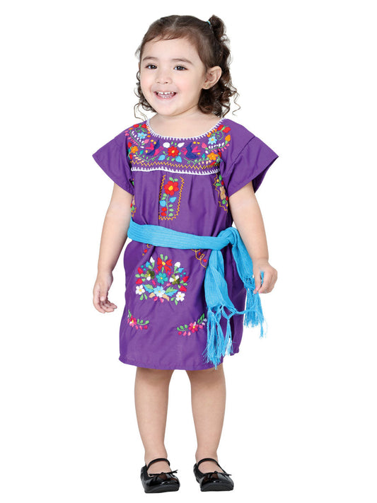 Vestido Mis Xv Primaveras Kimono 50% Algodón 50% Poliester Morado 601628