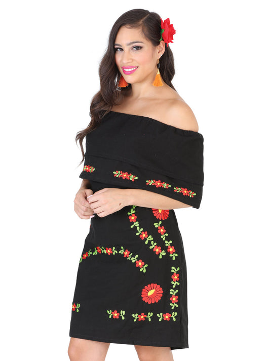Vestido Bordada/O Mis Xv Primaveras Bohemio 100% Popelina Varios Colores 601833