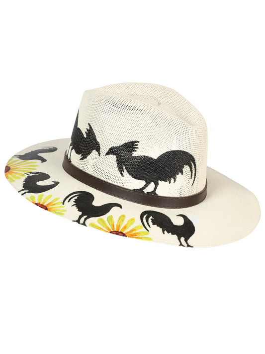 Sombrero Mexico Artesanal Spa-001 Yute Hueso 603556