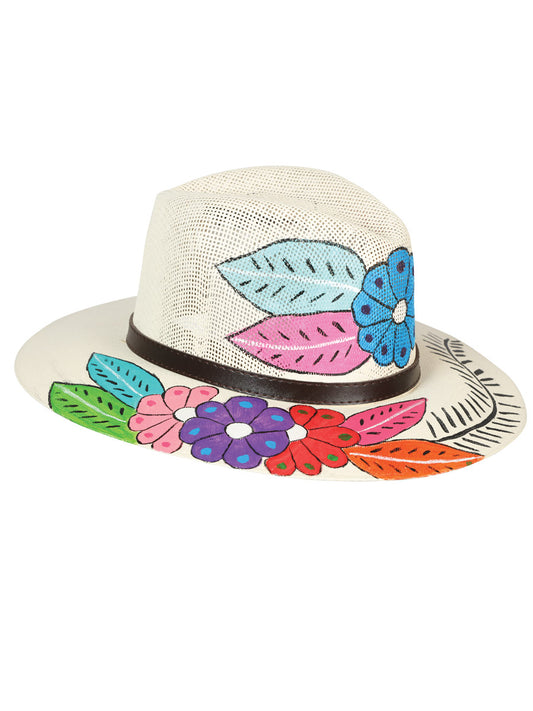 Sombrero Mexico Artesanal Spa-002 Yute Hueso 603557